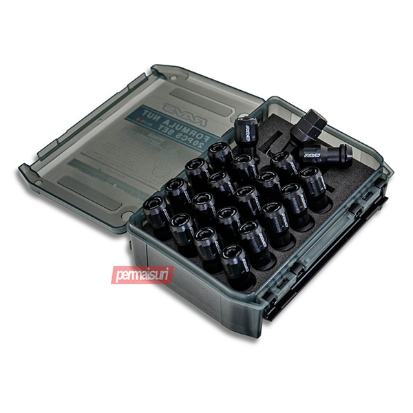 Rays Formula Nut (FN II) M14 x 1.5 Black - Black - Detail