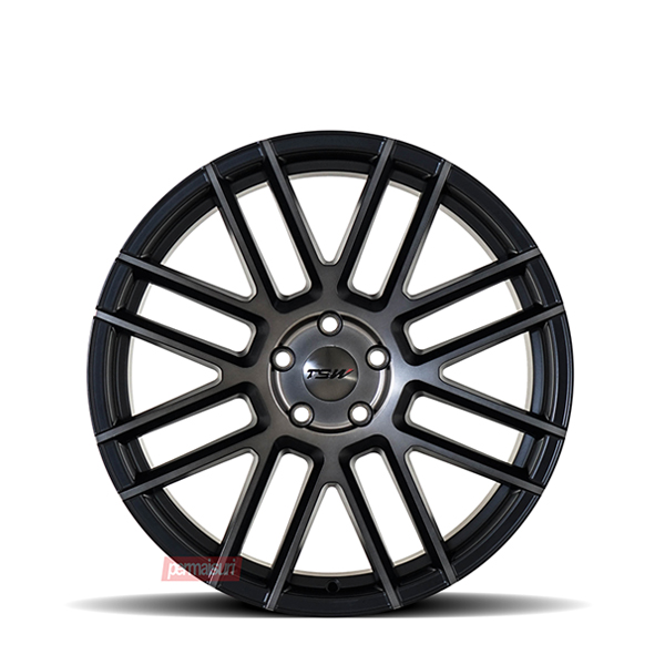 Mosport | Matt Black with Machine Face & Dark Tint - Detail