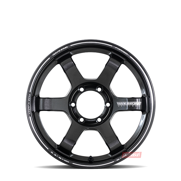 TE37 Large PCD Progressive Model II | Diamond Dark - Detail