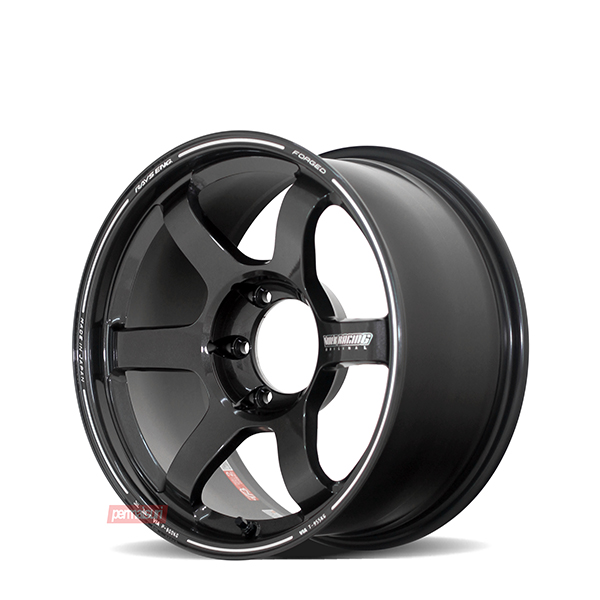 TE37 Large PCD Progressive Model II | Diamond Dark - Detail