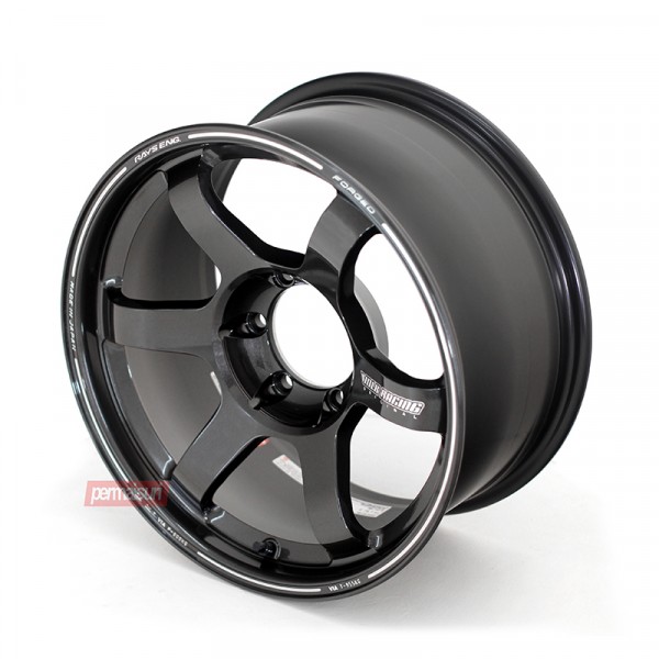 TE37 Large PCD Progressive Model II | Diamond Dark - Detail