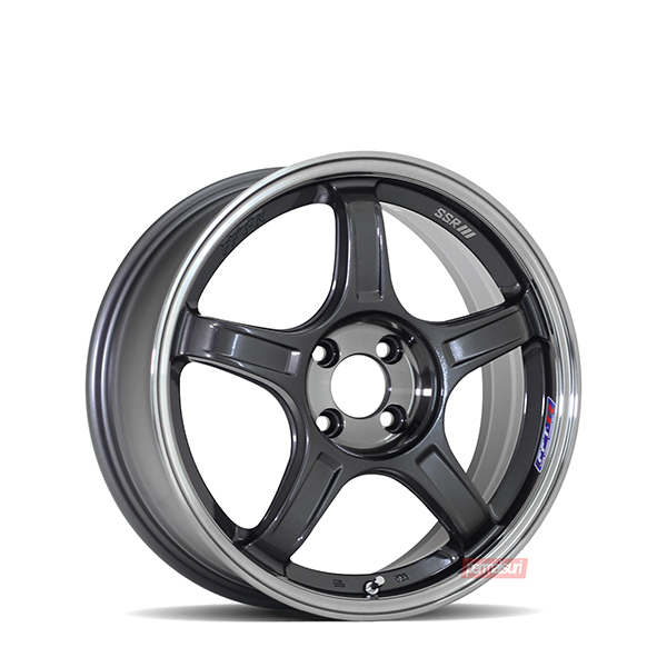 GTX03 | Machined Graphite Gunmetal Smoke Clear 17