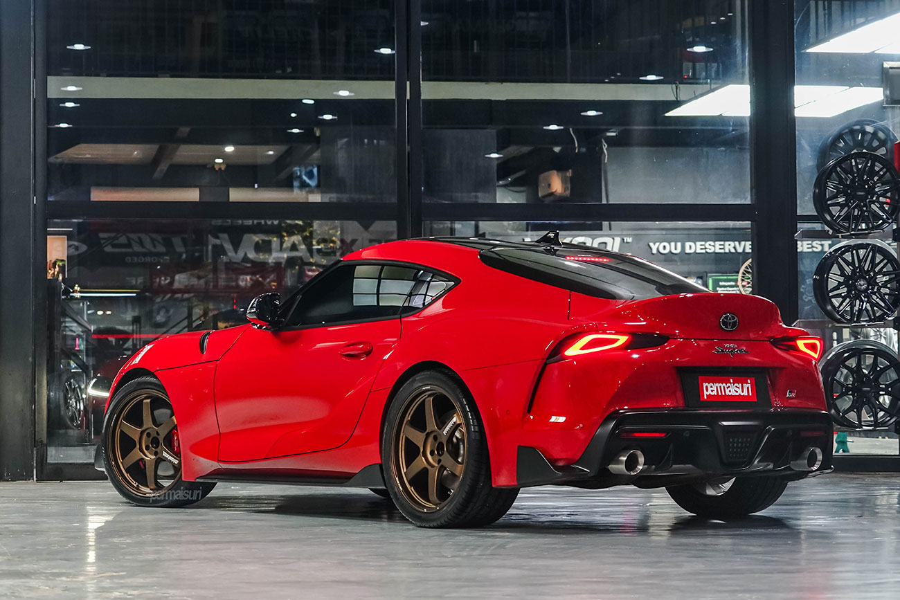 Rays Volk Racing TE37 Ultra M-Spec with Toyota Supra A90