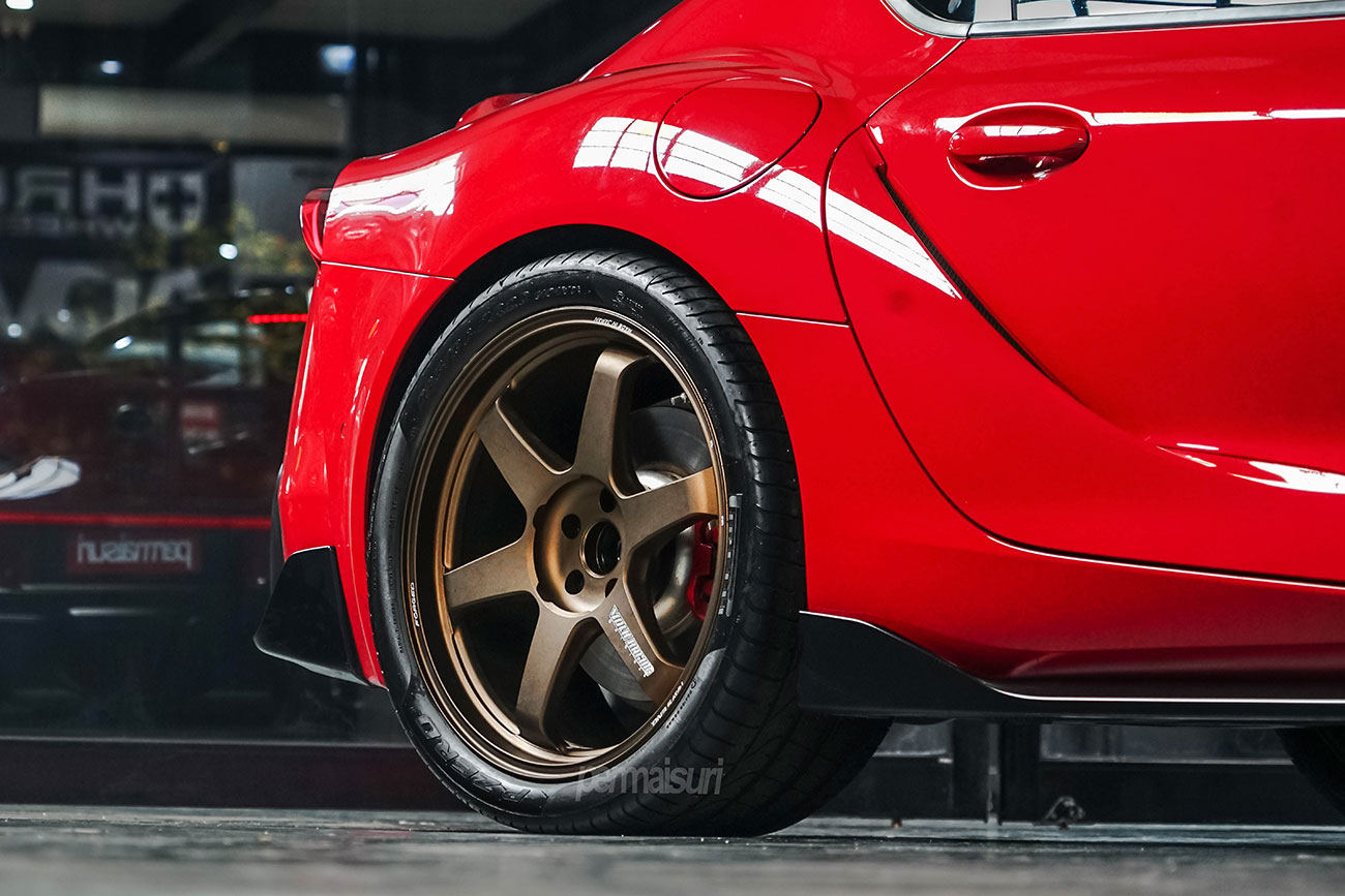 Rays Volk Racing TE37 Ultra M-Spec with Toyota Supra A90