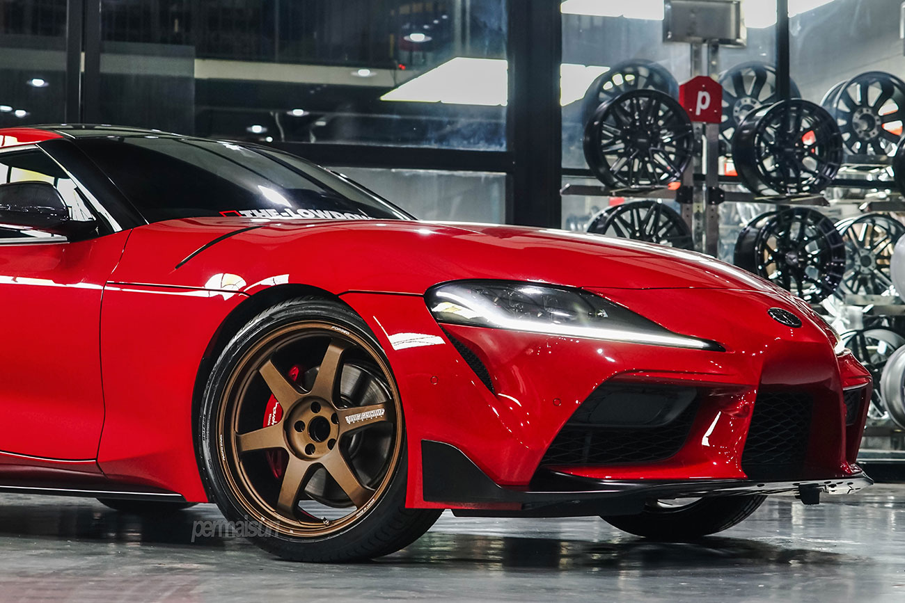 Rays Volk Racing TE37 Ultra M-Spec with Toyota Supra A90