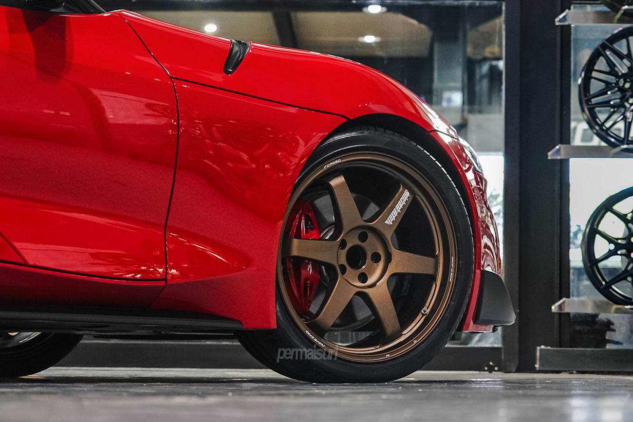 Rays Volk Racing TE37 Ultra M-Spec with Toyota Supra A90