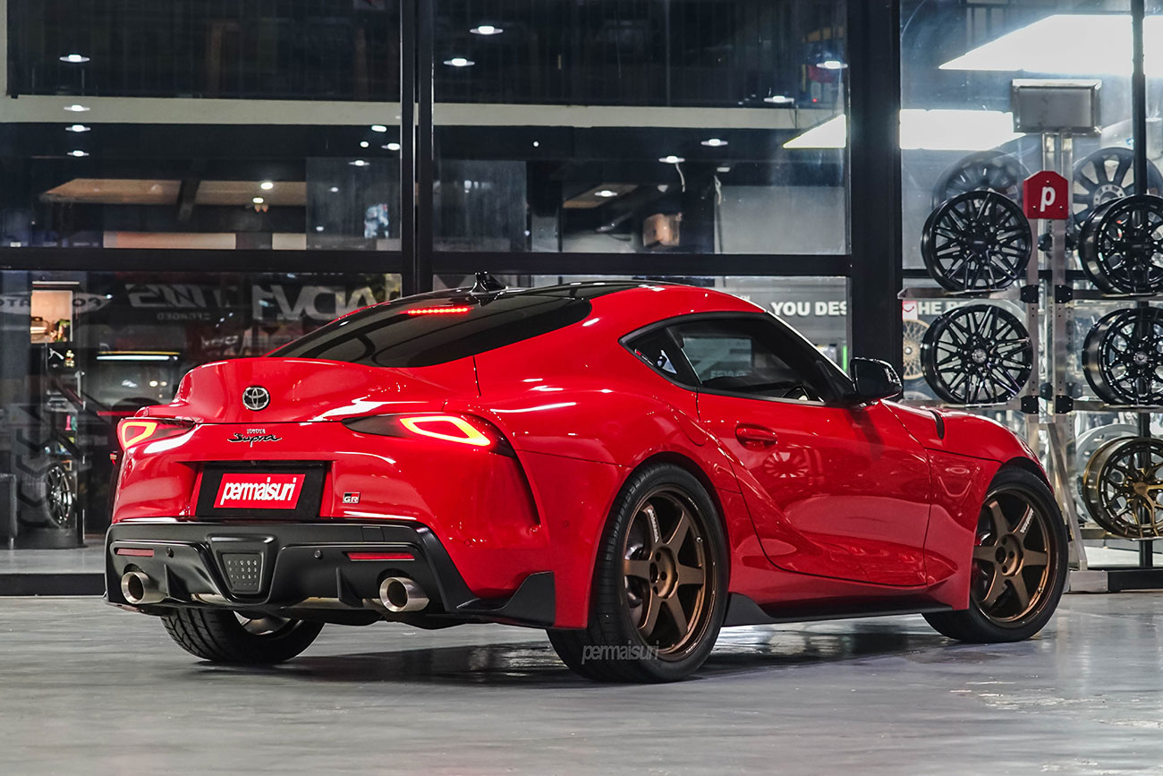 Rays Volk Racing TE37 Ultra M-Spec with Toyota Supra A90