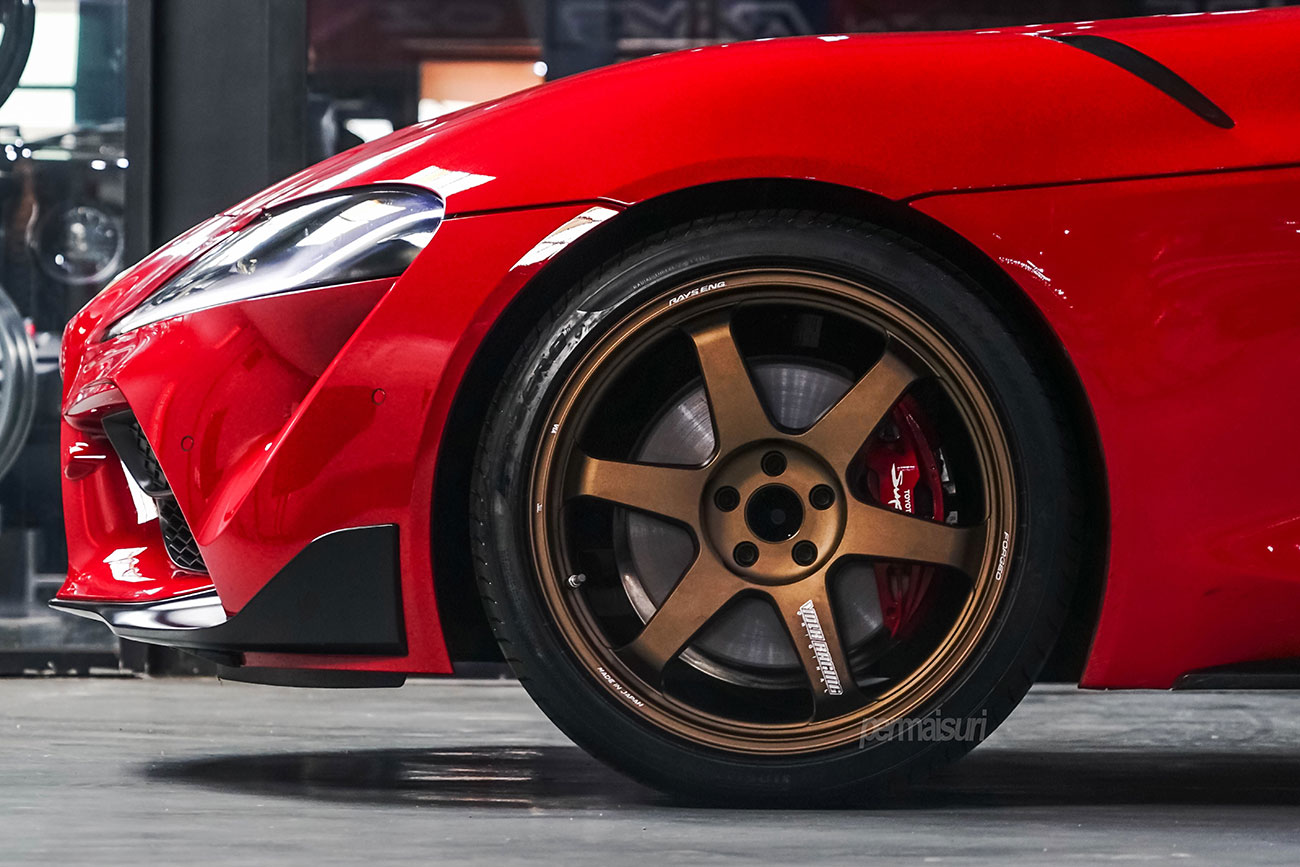 Rays Volk Racing TE37 Ultra M-Spec with Toyota Supra A90