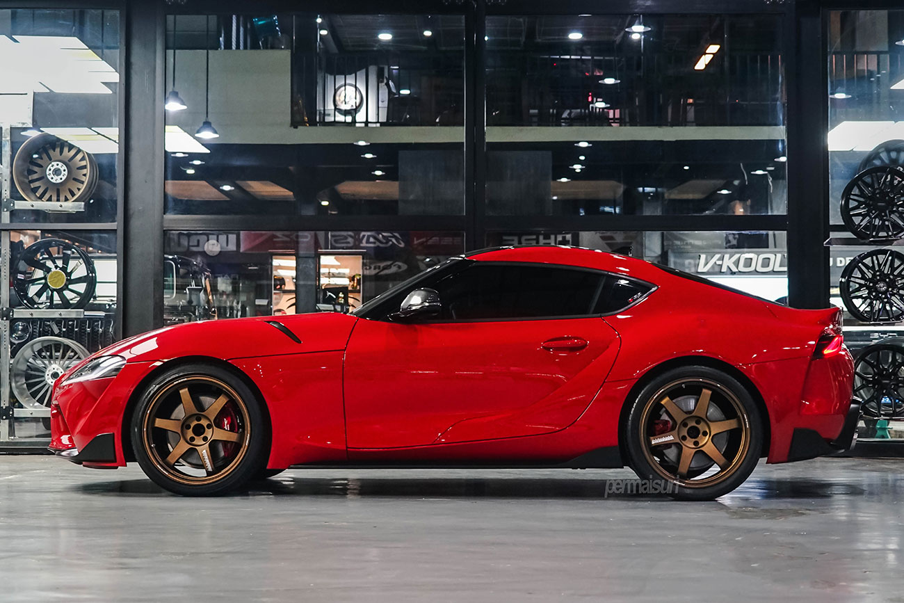 Rays Volk Racing TE37 Ultra M-Spec with Toyota Supra A90
