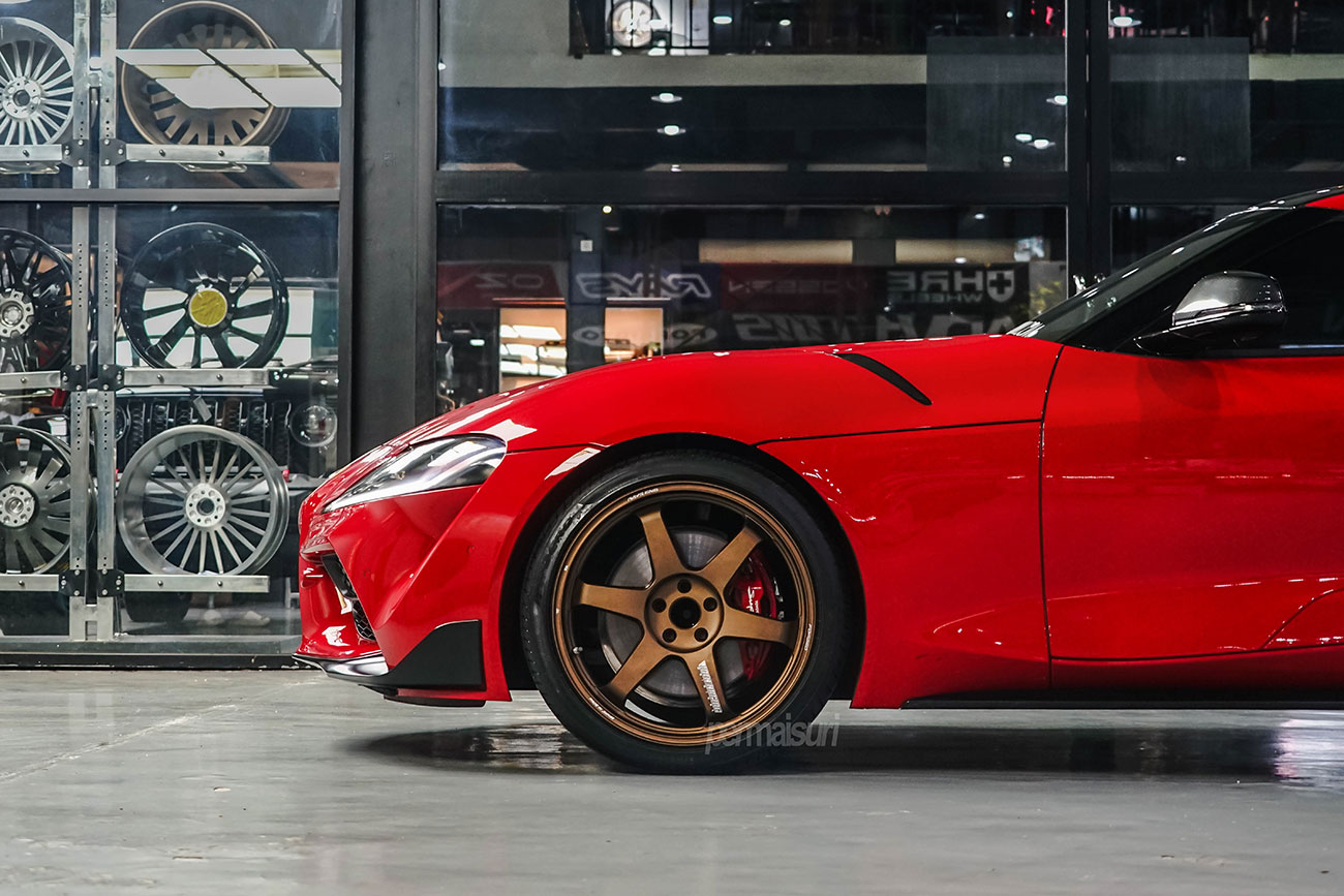 Rays Volk Racing TE37 Ultra M-Spec with Toyota Supra A90