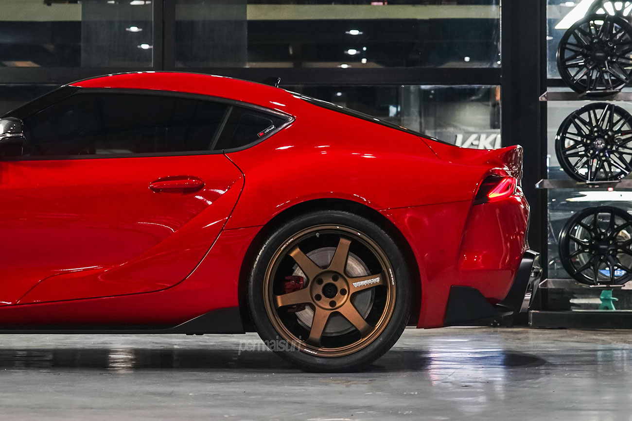 Rays Volk Racing TE37 Ultra M-Spec with Toyota Supra A90