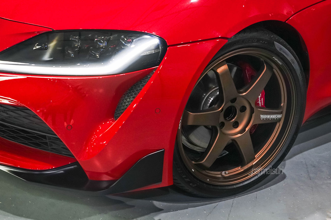 Rays Volk Racing TE37 Ultra M-Spec with Toyota Supra A90
