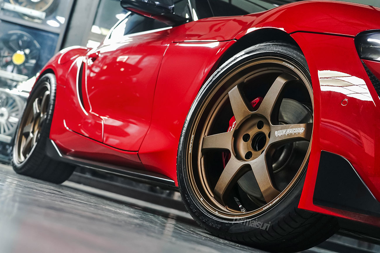 Rays Volk Racing TE37 Ultra M-Spec with Toyota Supra A90