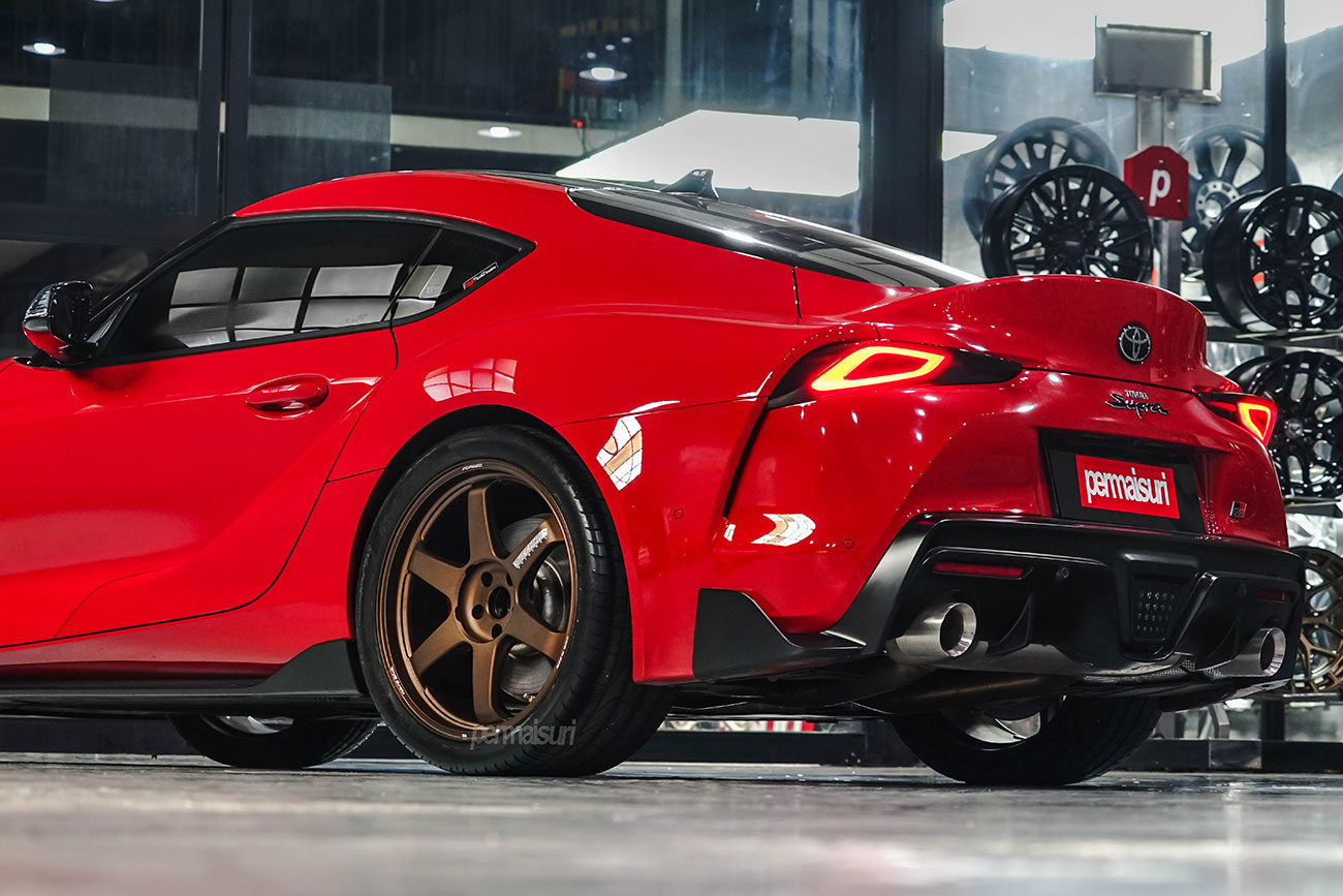 Rays Volk Racing TE37 Ultra M-Spec with Toyota Supra A90