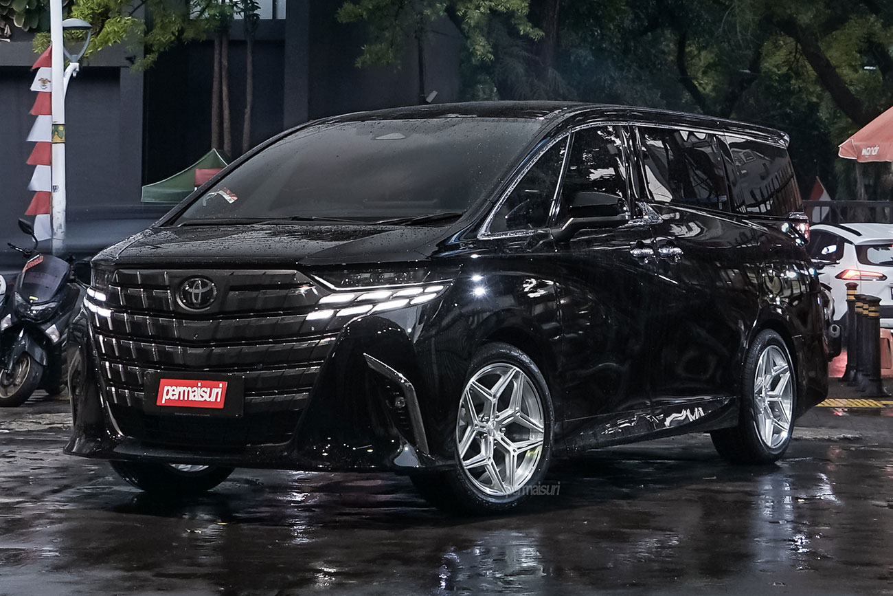 Forgelite Wheels SV04-M with Toyota Alphard