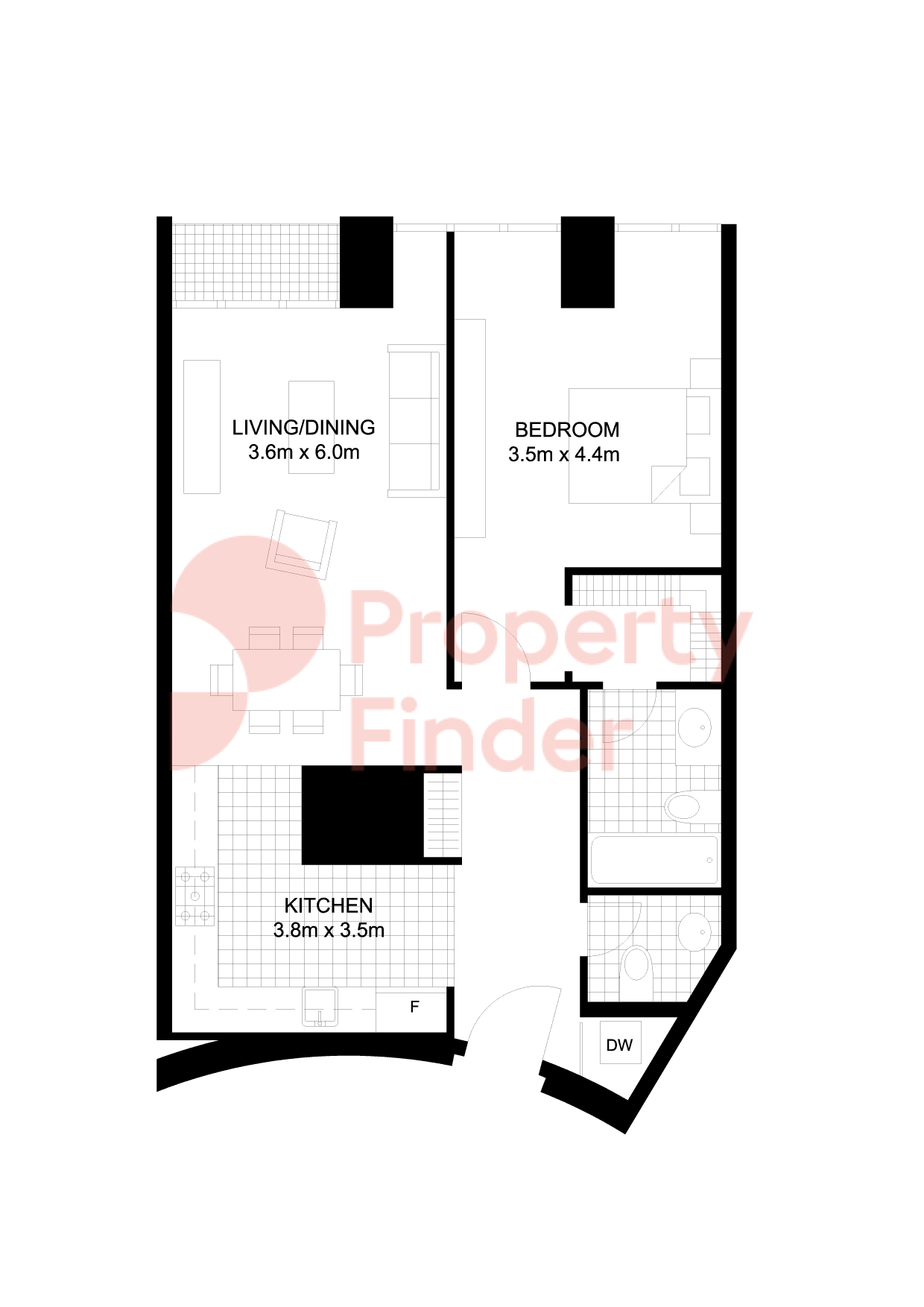 Apartment for Rent in Cayan Tower Big Layout Sea View Fully