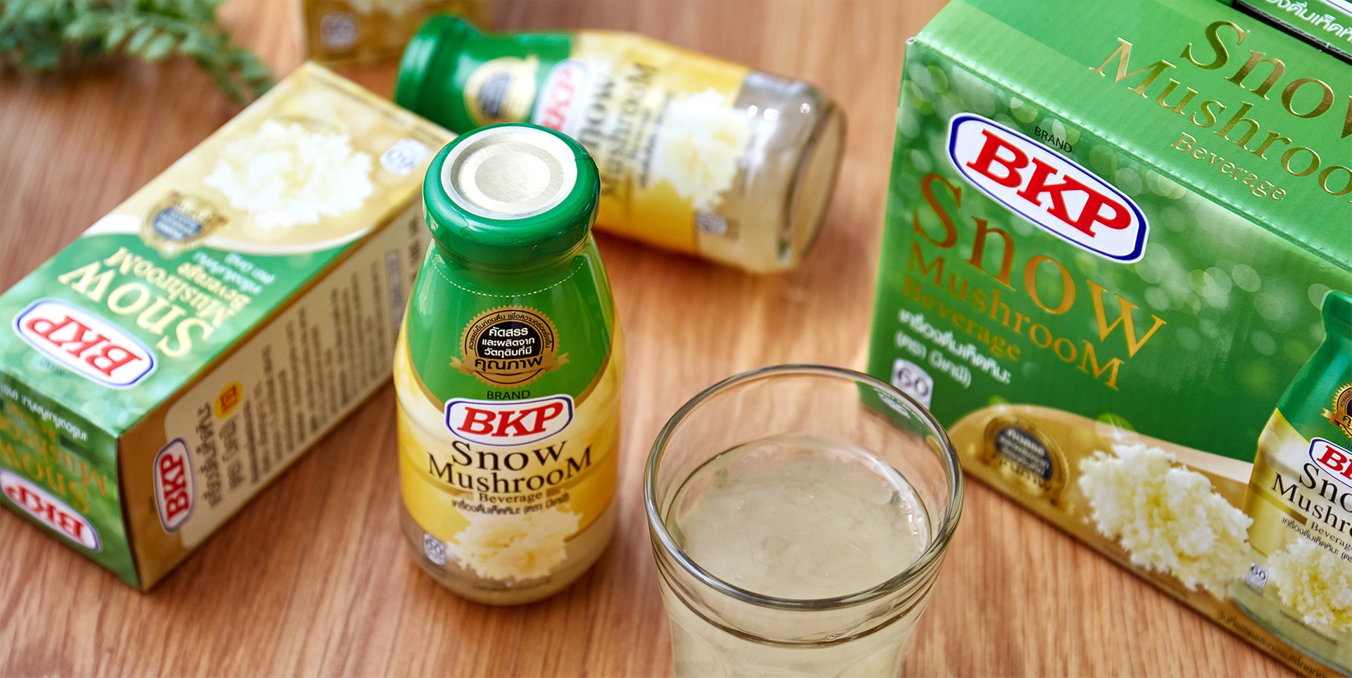 กระดกประโยชน์เข้าร่าง! เปิดฝาชิม “Snow Mushroom” เครื่องดื่มเห็ดหิมะ