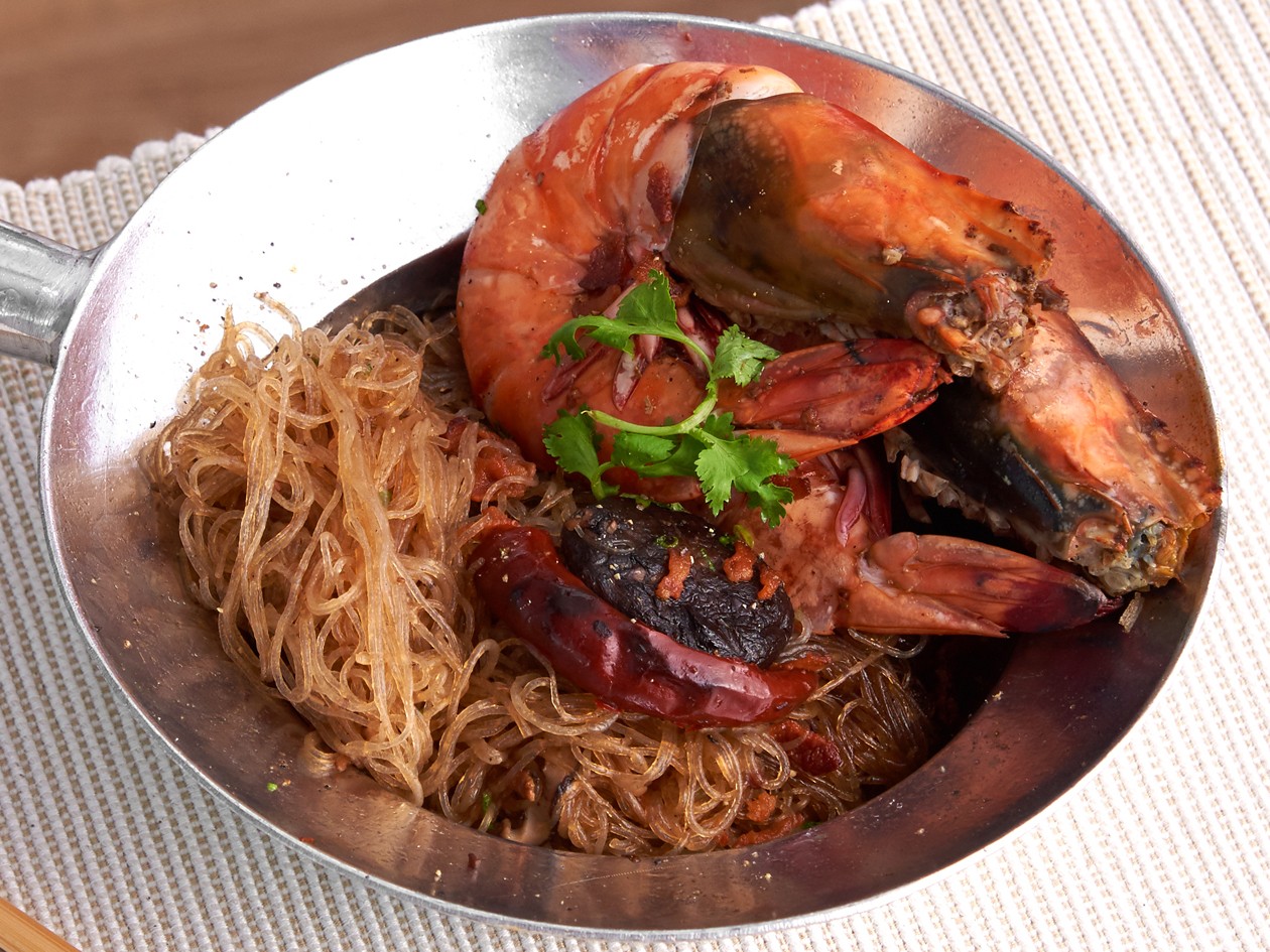 กุ้งอบวุ้นเส้น