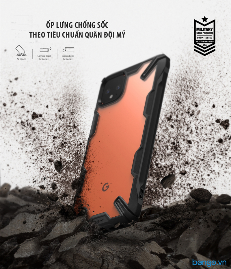 Ốp lưng Google Pixel 4 Ringke Fusion X Ốp lưng Google Pixel 4 Ringke Fusion X