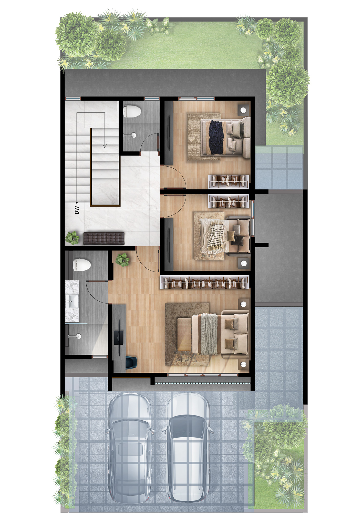 Garden Residence Type F2nd Floor
