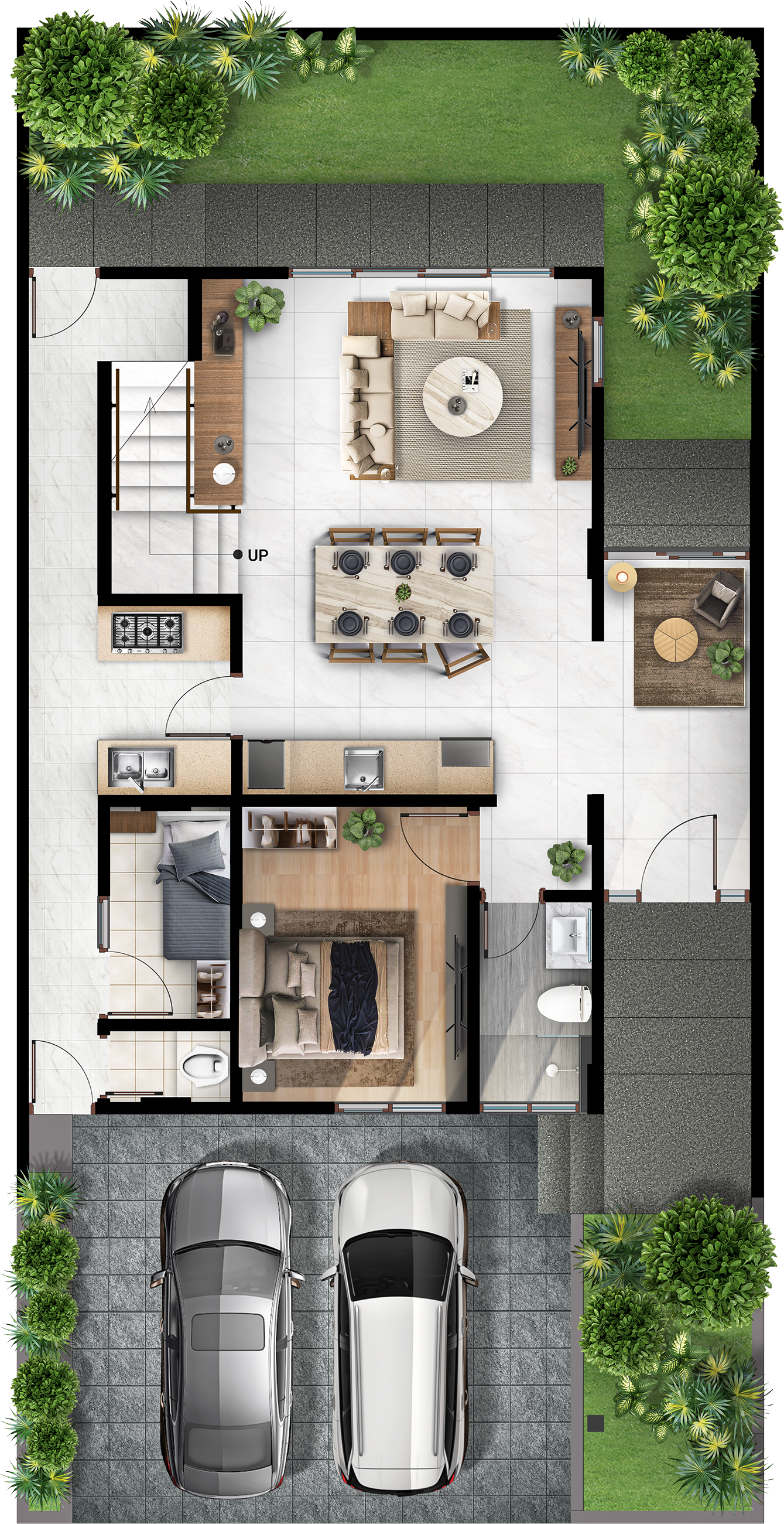 Garden Residence Type F1st Floor