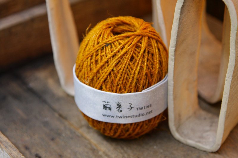 手捻麻线-芒果黄 公平贸易