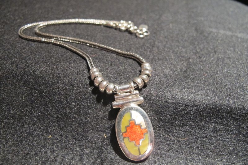 950手工纯银南十字星图腾项鍊