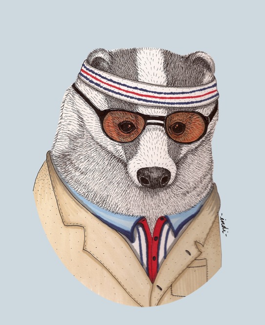 时尚界的小动物:墨西哥插画家 indi maverick 的有趣插画