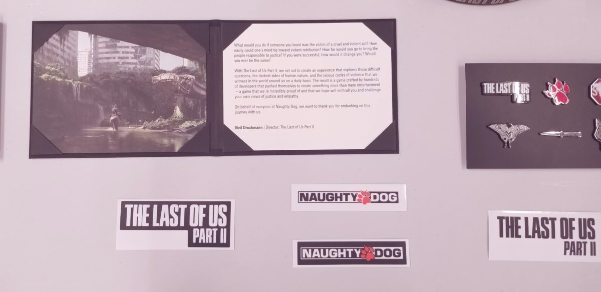 THE LAST OF US PART II 石板藝術及感謝信,貼紙。