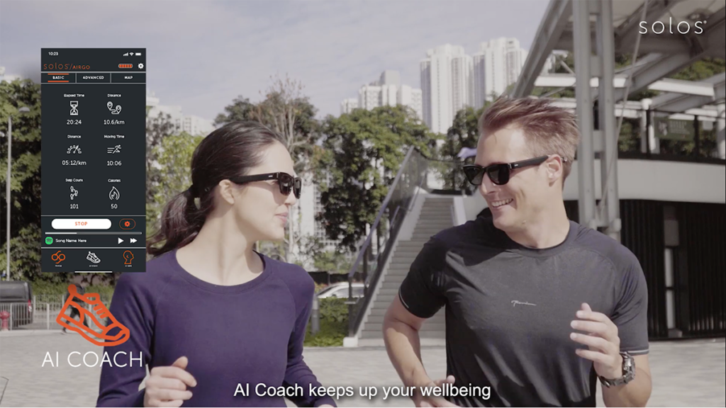 同時內置 AI Coach 功能,可偵測運動的時間、速度、步數及消耗卡路里等數據。