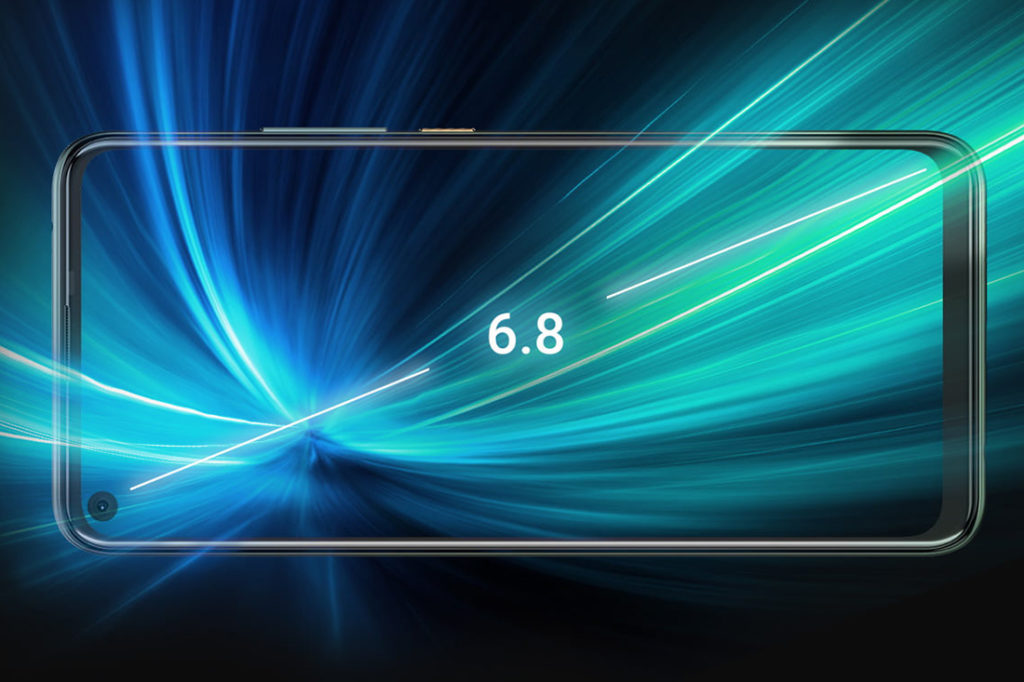 HTC U20 5G 採用 5.8 吋 FHD+ 開孔屏。
