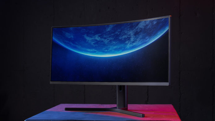 Mi-Curved-Mon01 小米曲面遊戲顯示屏