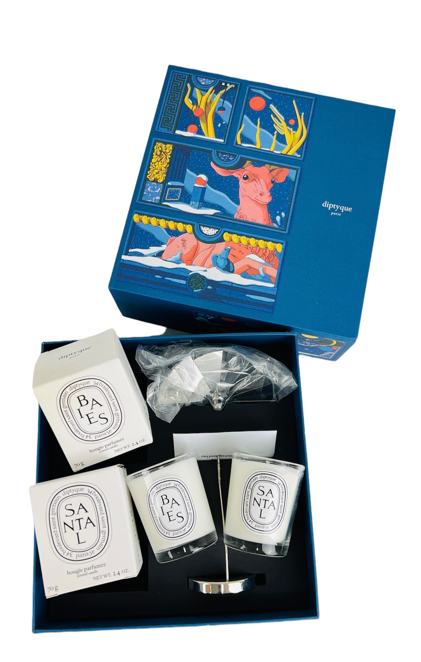 Butiqque Parfum Diptyque Candle Carousel Blue Gift Set Produk butiqque-parfum-diptyque-candle-carousel-blue-gift-set-produk