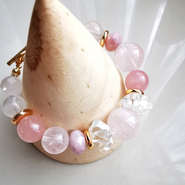 Chunky Gemstone Beaded Bracelet