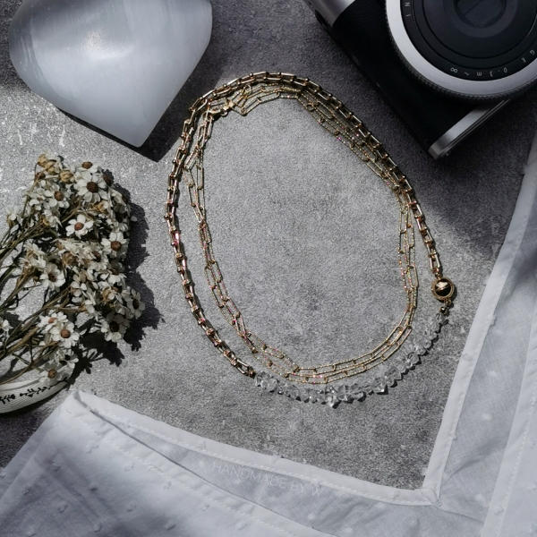 Sparkling Herkimer Diamond Choker