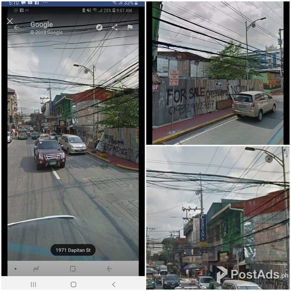 commercial corner lot for sale 25M, along Dapitan near Maceda PostAds.ph