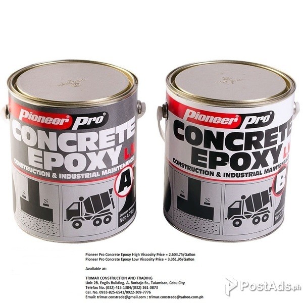 Pioneer Pro Concrete Epoxy Supplier in Cebu PostAds.ph