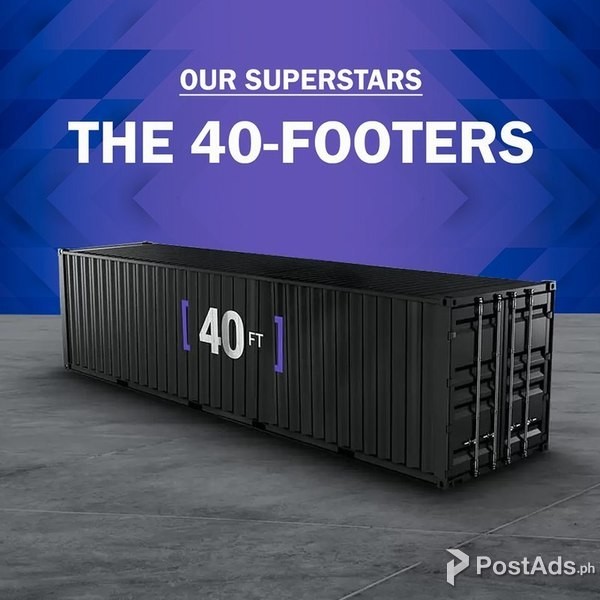 40ft Shipping Container Van for Sale at an affordable price PostAds.ph