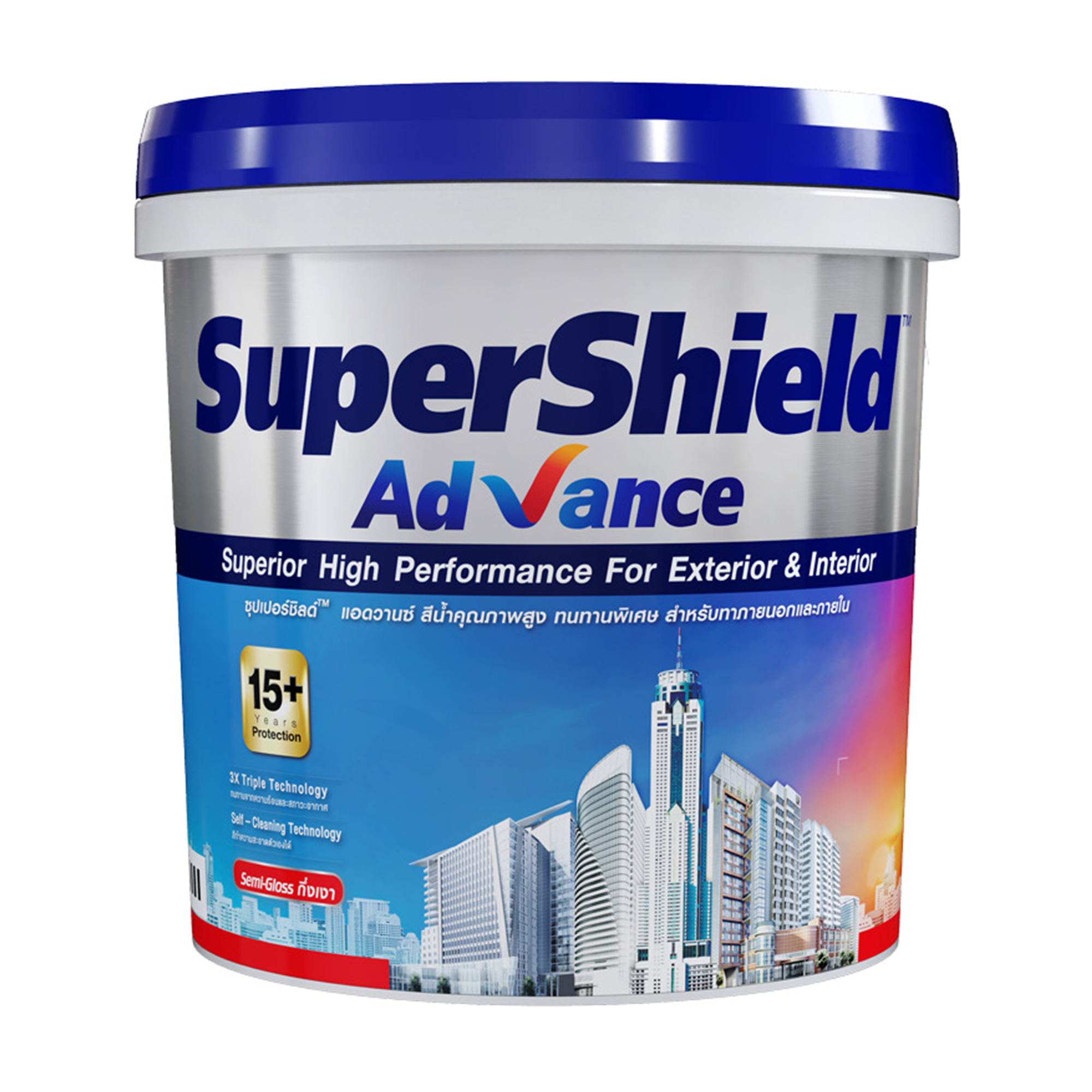 สีน้ำทาภายนอก TOA SUPERSHIELD TITANIUM
