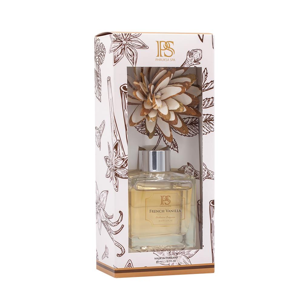 ก้านไม้หอมปรับอากาศ Phruksa Spa 80ml FRENCH VANILA_1