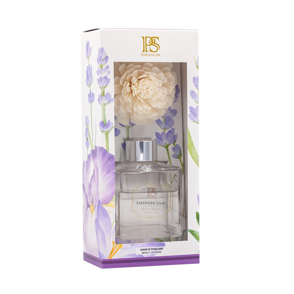 ก้านไม้หอมปรับอากาศ Phruksa Spa 80ml LAVENDER LILAC_1