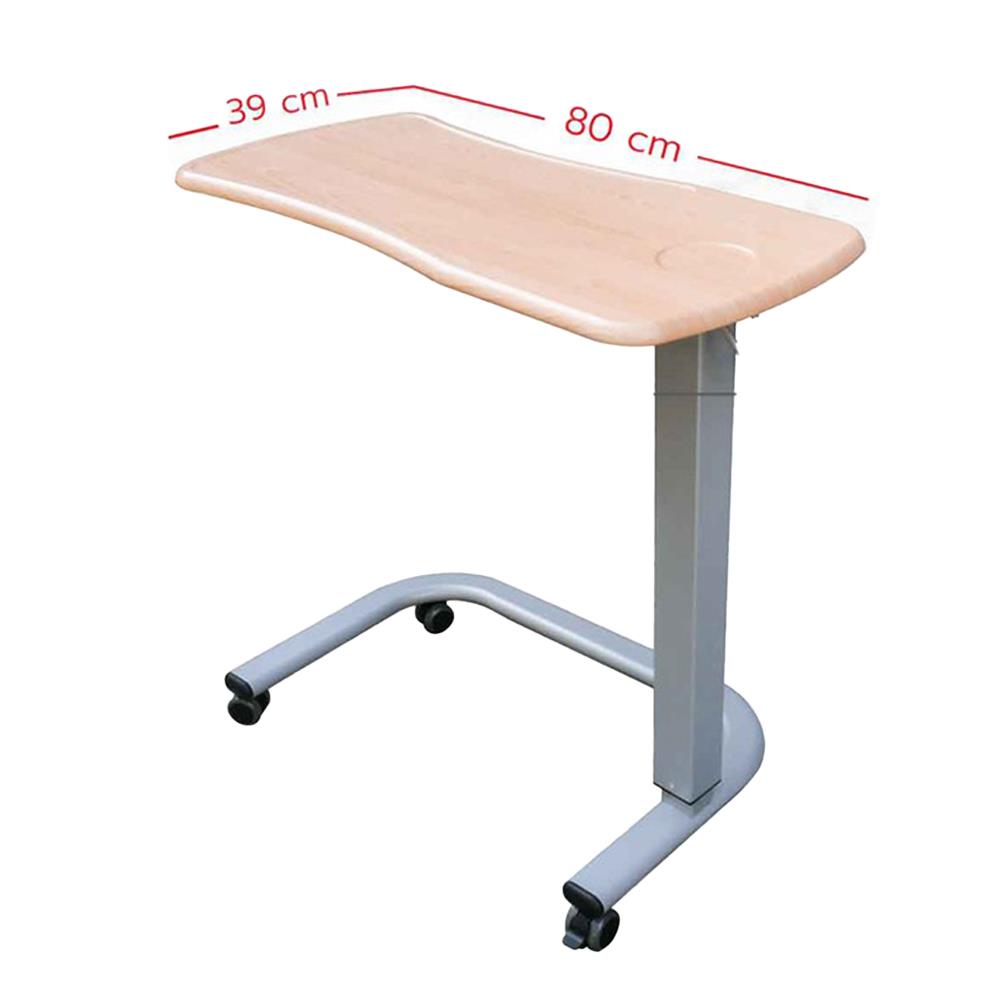 โต๊ะคร่อมเตียง ALLWELL ENT-1002C-G สีไม้_4