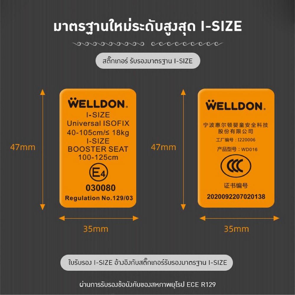 คาร์ซีท WELLDON COCOON TRIP แดง_9