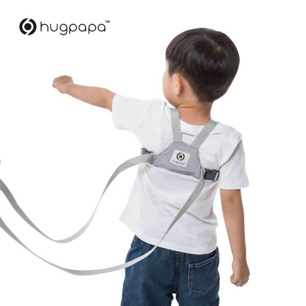 ที่นั่งเด็กพกพา HUGPAPA สีน้ำตาลอมเทา_3