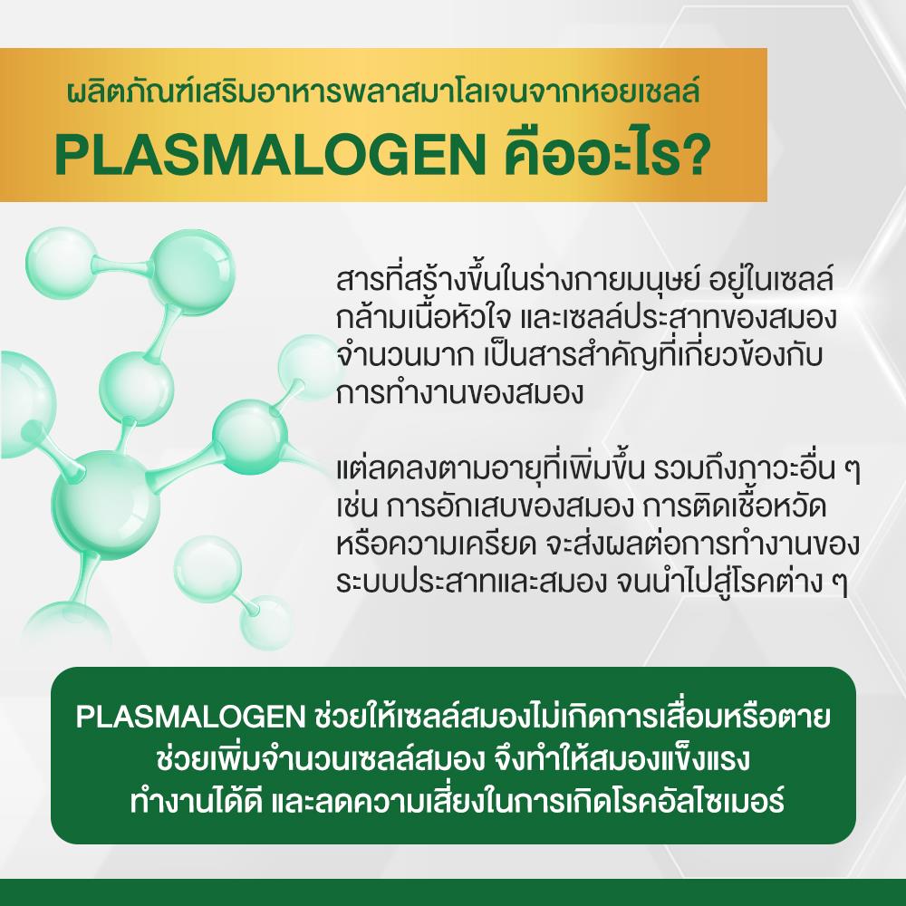 ผลิตภัณฑ์เสริมอาหาร Plasmalogen (พลาสมาโลเจน) จากประเทศญี่ปุ่น บำรุงสมอง เพิ่มความจำ _7