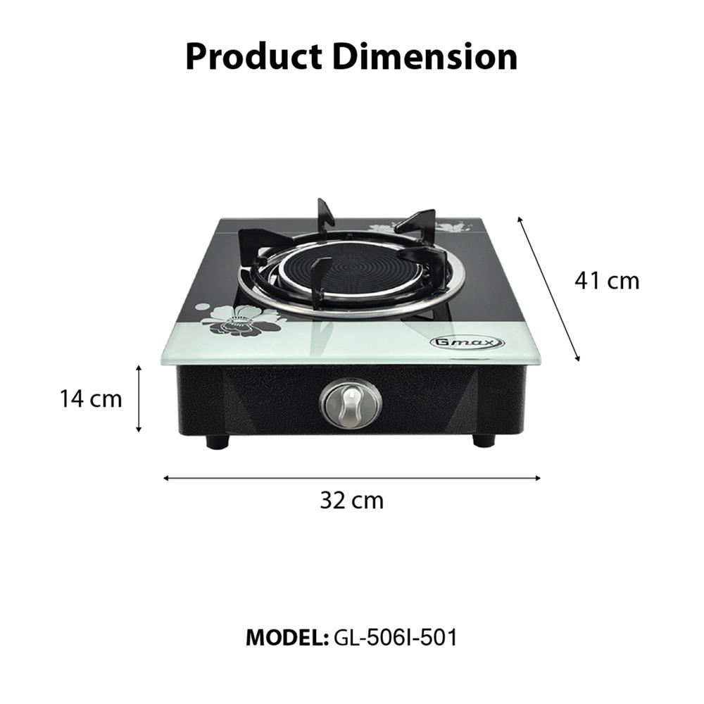 เตาแก๊สตั้งโต๊ะ 1หัวแก๊สGMAX GL-506I-501_2