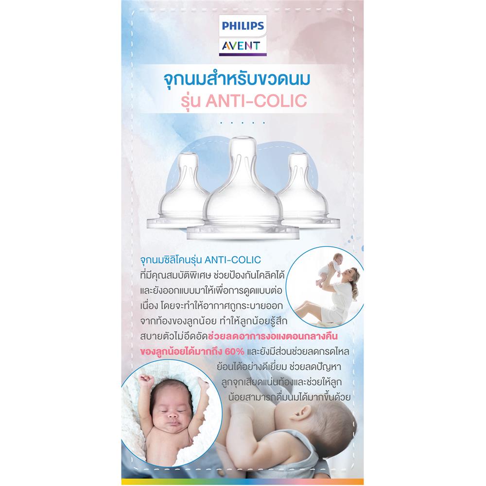 จุกนม PHILIPS AVENT SCY764/02 คลาสสิค 6M_2