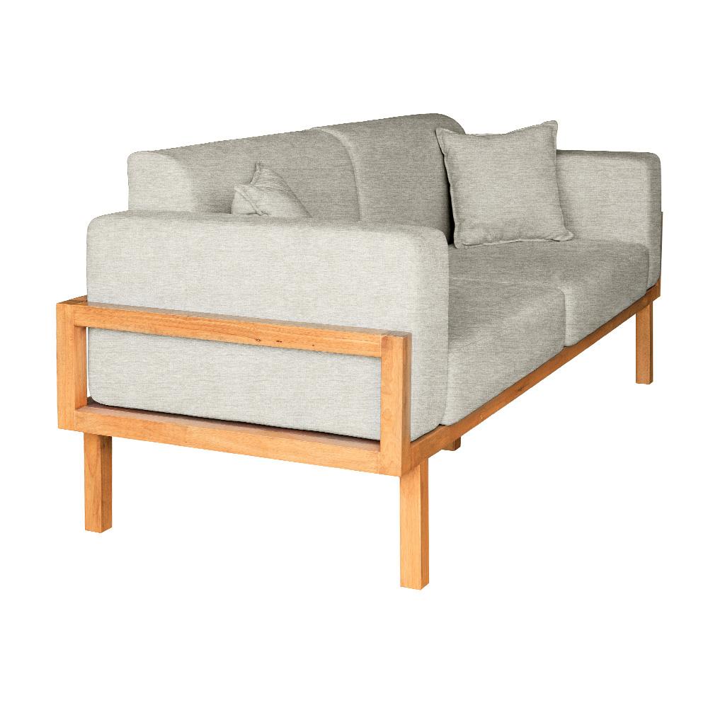 โซฟา RENITA HOME รุ่น LUND 200x80cm. ผ้ากึ่งกำมะหยี่ สะท้อนน้ำ สีครีม (HPP947/03)_2