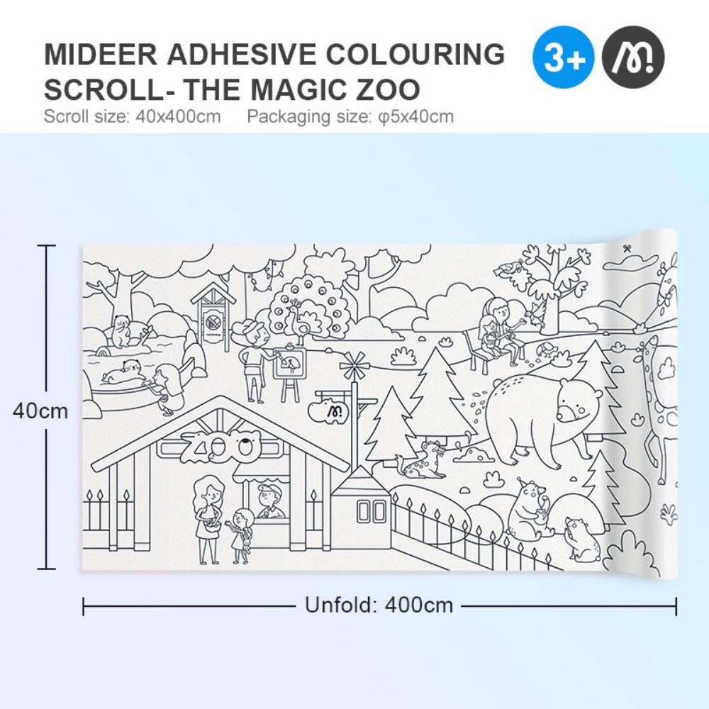 กระดาษระบายสี MIDEER MAGIC ZOO MD3303_8
