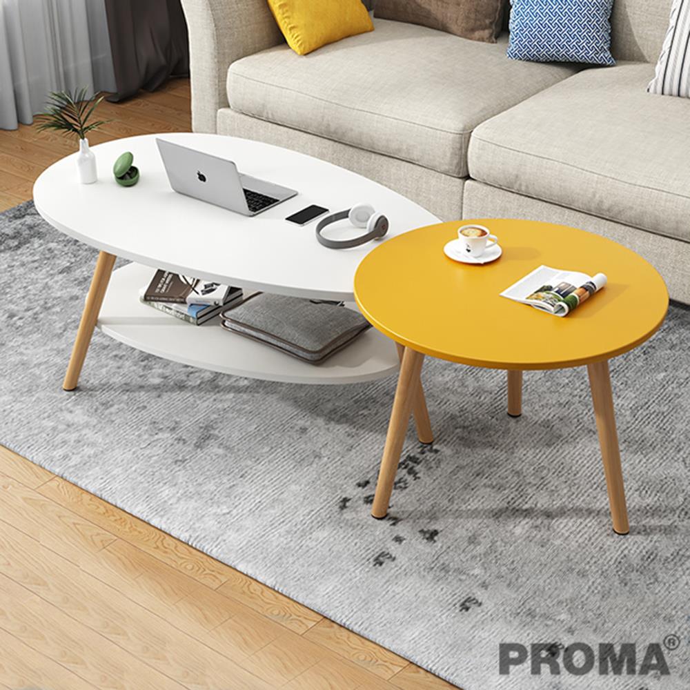 [Pre-order] โต๊ะกลาง PROMA-CTB-64W ขาว/เหลือง_6